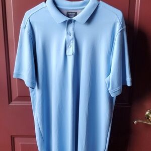 Nordstrom Light Blue  Classic Polo Shirt Short sleeve L